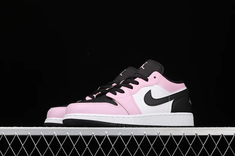All categories Air Jordan Jordan series basketball shoes Air Jordan 1 Low G version pure original Air Jordan 1 Low AJ1 Joe 1 low top black powder 554723-601